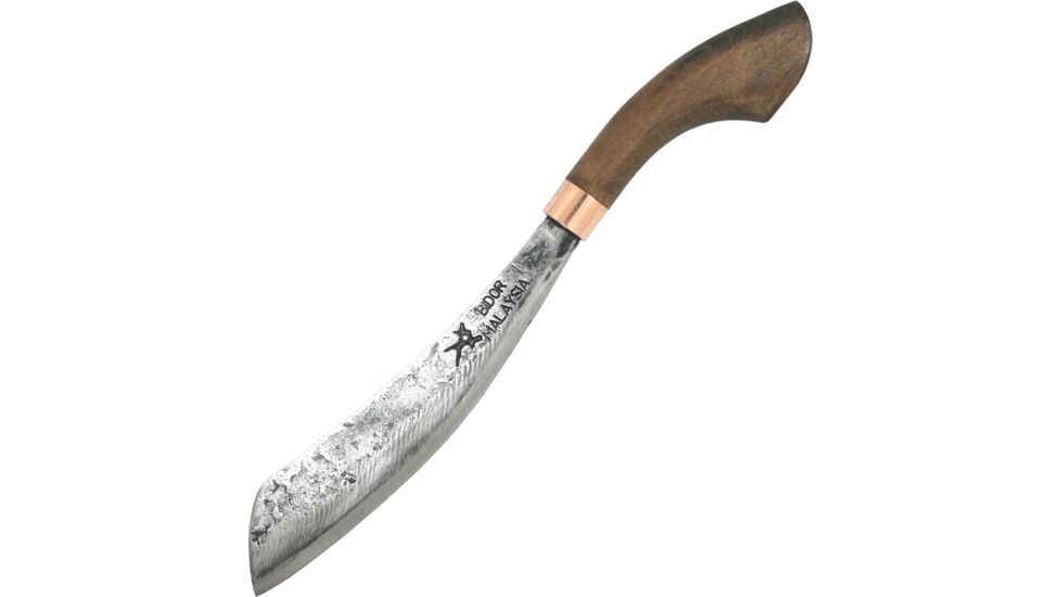 My Parang Duku Chandong 12in Heavy Fixed Blade Knife, 12in, 5160 Carbon Steel, Wood Handle MYPCDGT12