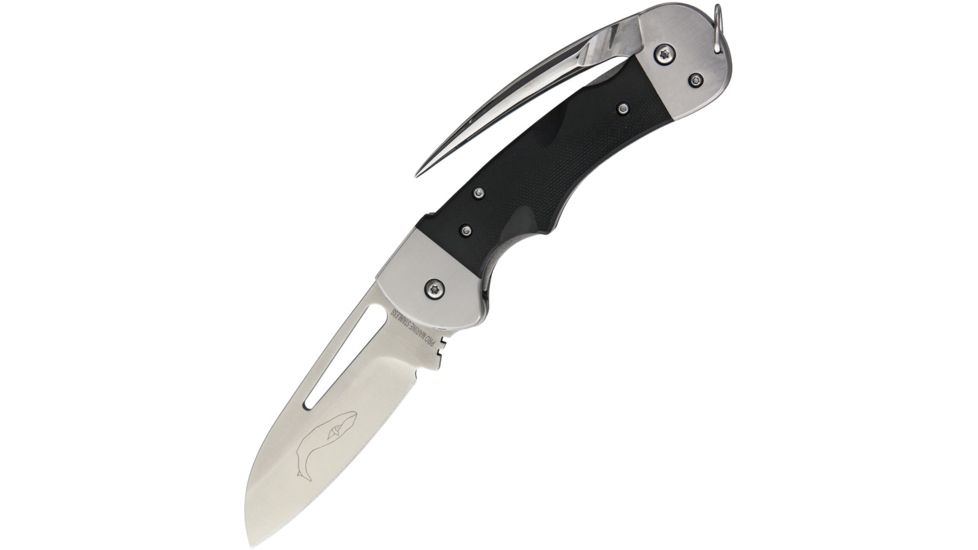 Myerchin Generation 2 Captain Pro G-10 Folding Knife,3.25in,Standard Edge,Sheepsfoot,Satin,Black,G10 Handle MYBF300