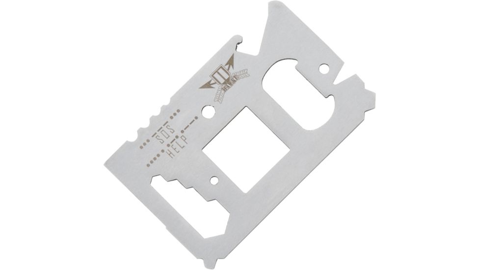 Mykel Hawke Survival Card Multi-Tool, 2 3/4in. x 1 3/4in. x 1/16in. MH006