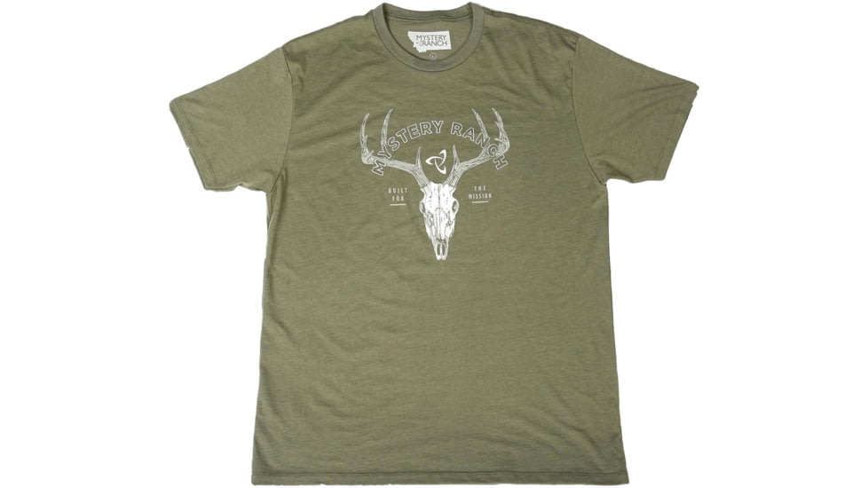 Mystery Ranch Euro Mount Mystery T-Shirt, Military Heather, Large, 112885-336-40