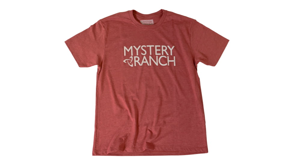 Mystery Ranch Logo T-Shirt, Red Clay Heather, Extra Large, 112592-631-50