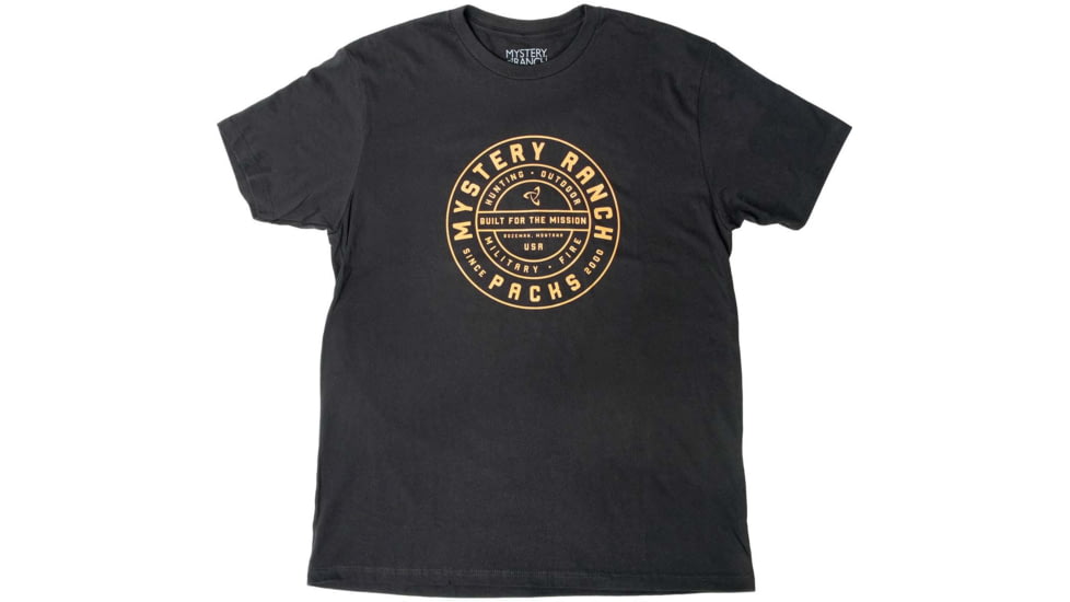 Mystery Ranch MR Brand Seal T-Shirts - Mens, Black, Small, 113103-001-20