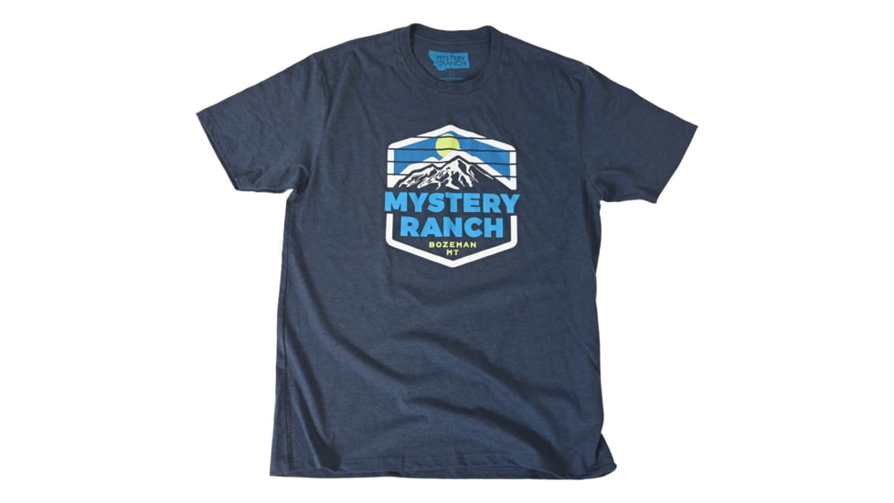 Mystery Ranch Over the MTN T-Shirt, Navy Heather, Medium, 112669-437-30