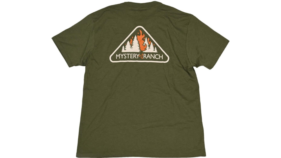 Mystery Ranch Smokey Short Sleeve T-Shirt - Mens, Military Heather, Medium, 112590-336-30