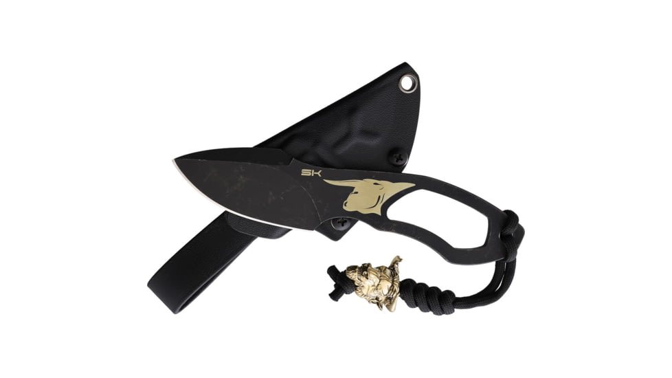 N.C. Custom Bull Fixed Blade Black SW