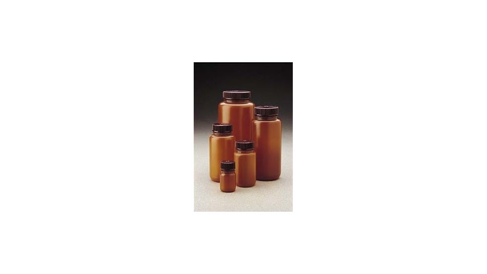 Nalge Nunc Bottle Amber Hdpe Wm 1L CS50 312184-0032