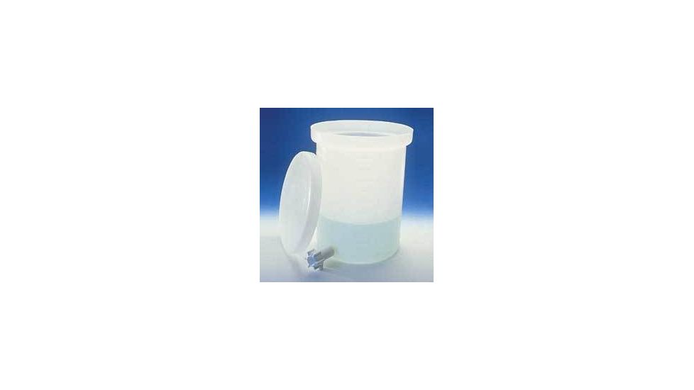 Nalge Nunc Heavy-Duty Cylindrical Tanks with Spigot, High-Density Polyethylene, NALGENE 11102-0005