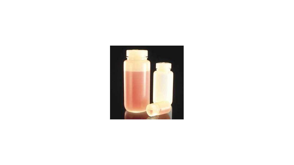Nalge Nunc Laboratory Bottles, High-Density Polyethylene, Wide Mouth, NALGENE 2104-0008