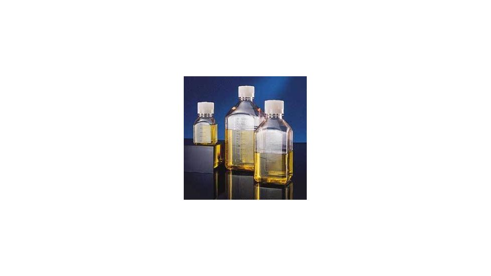 Nalge Nunc Square Media Bottles, PETG, Sterile, Graduated, NALGENE 2019-2000