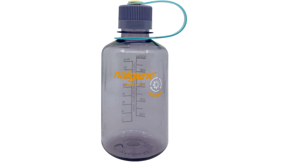 Nalgene Narrow Mouth 1 Pint Sustain Water Bottle, 16 oz, Aubergine, 2020-1016