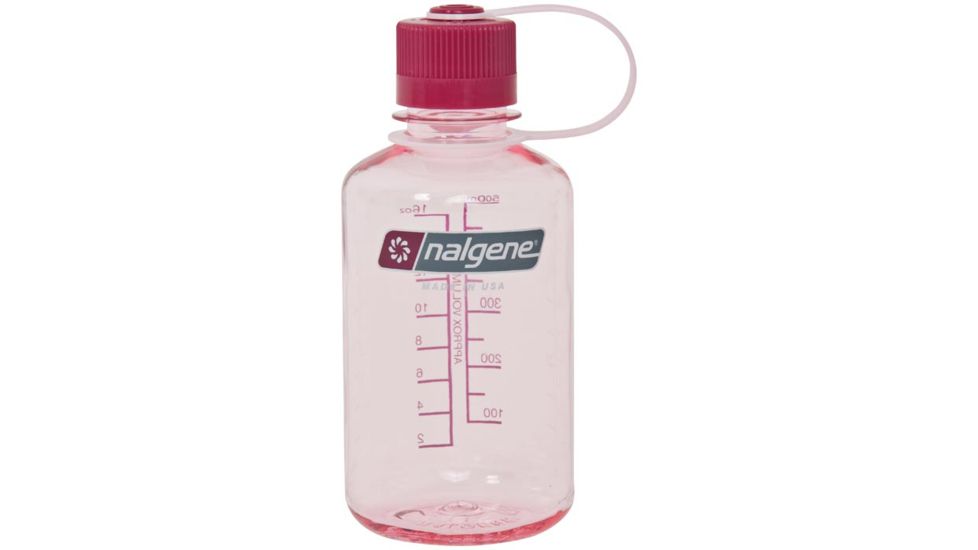 Nalgene Nm 1 Pt Clear Pink W/pink Lid 2078-2052