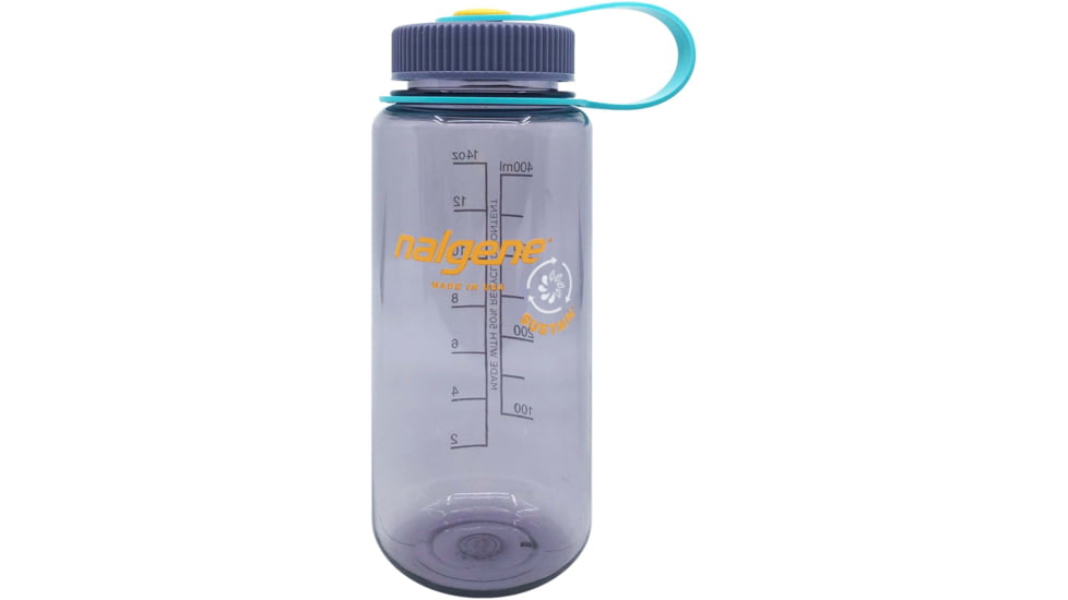 Nalgene Wide Mouth 1 Pint Sustain Water Bottle, 16 oz, Aubergine, 2020-0316