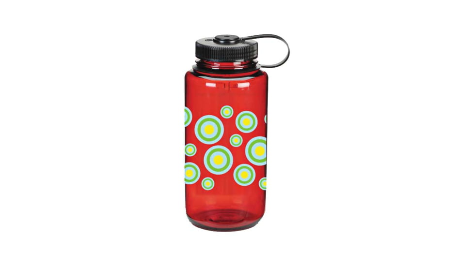 Nalgene 32oz Wide Mouth Bottle, Blue Flow, 570087