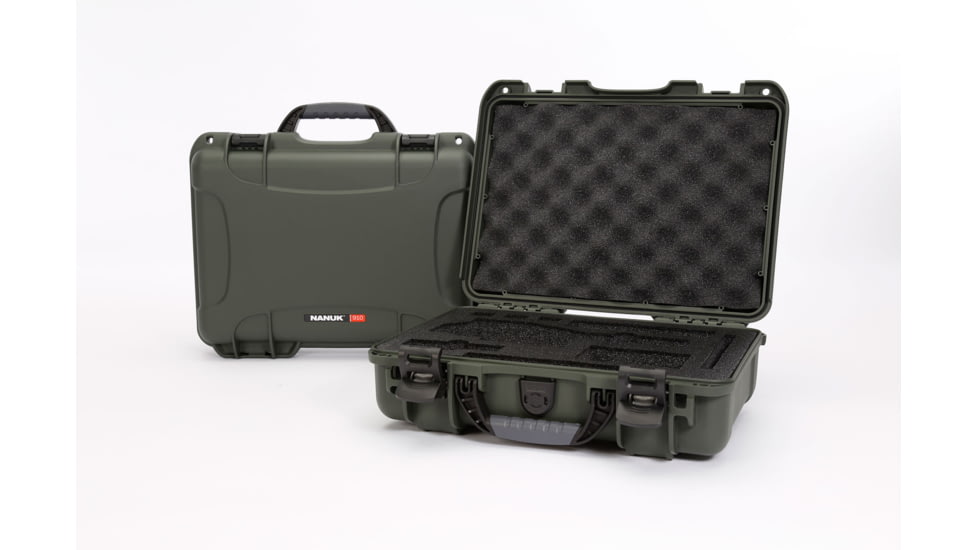 Nannuk Case with Foam Insert for DJI Osmo, Olive, Medium 910 OSM6