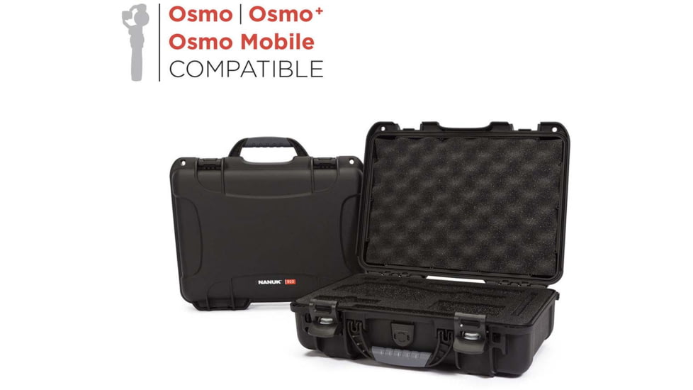 Nanuk 910 Case with Foam for DJI Osmo, Black, 910-OSM11