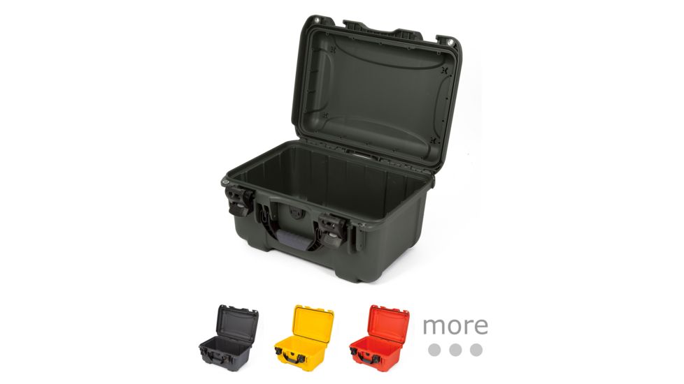 Nanuk 918 Case w/o foam, Black, Graphite, Olive, Orange, Silver, Yellow