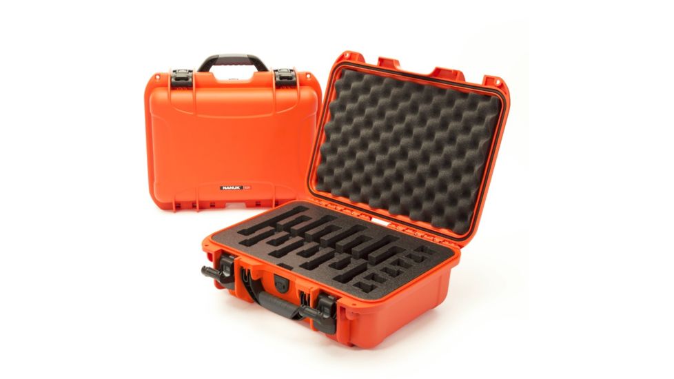 Nanuk 920 Nanuk Hard Case w/ Foam Insert for Uni Mag, Orange, 920-UM03