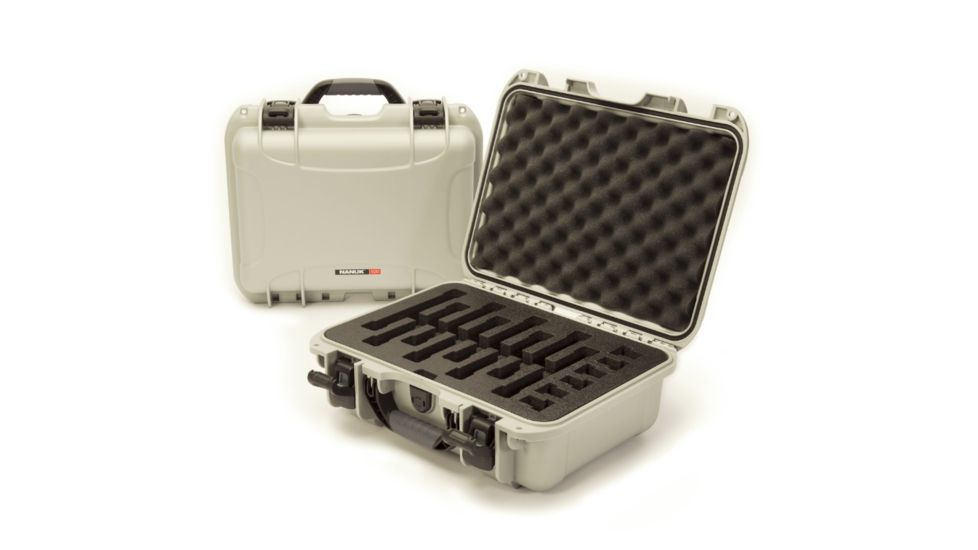 Nanuk 920 Nanuk Hard Case w/ Foam Insert for Uni Mag, Silver, 920-UM05