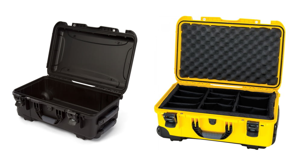 Nanuk 935 Protective Hard Case, Black, Yellow
