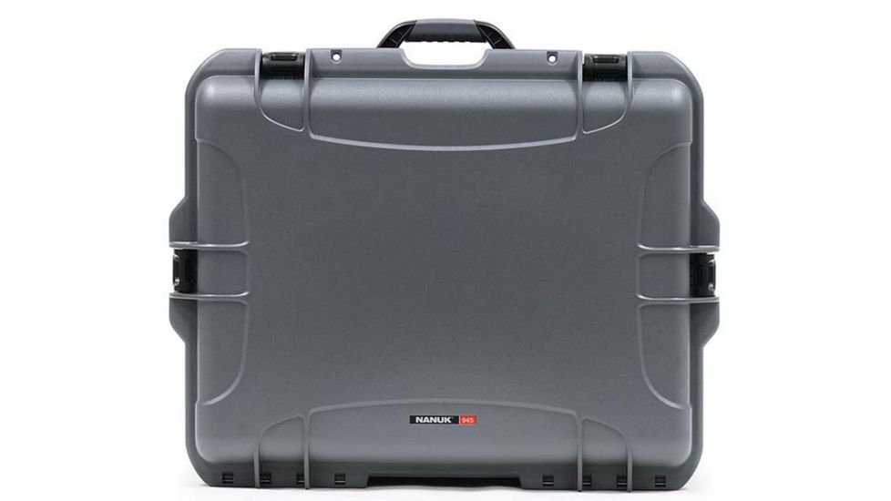 Nanuk 945 Crushproof Dry Case, 25.1x19.9x8.8in - Lock - Graphite 945-3107