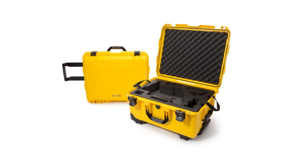 Nanuk 950 Nanuk Case w/foam insert for DJI Ronin M, Yellow, 950-RON4