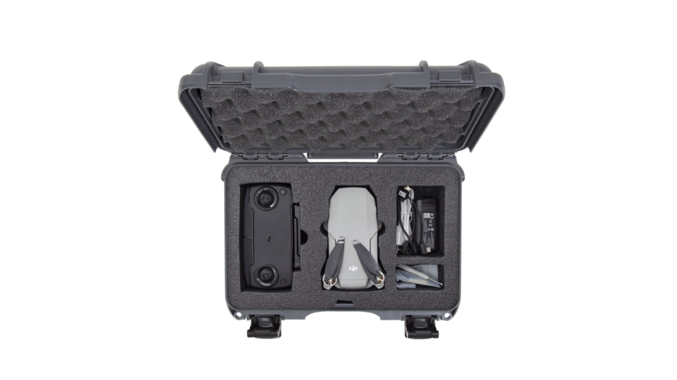 Nanuk Case 909 w/foam insert for DJI Mavic Mini, Graphie, Small, 909-MAVM7