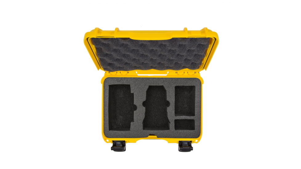 Nanuk Case 909 w/foam insert for DJI Mavic Mini, Yellow, Small, 909-MAVM4