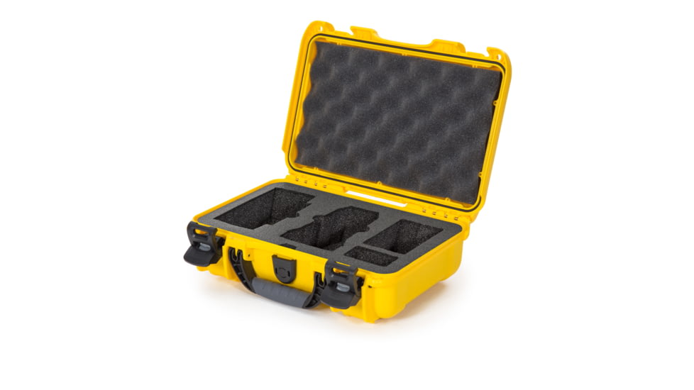Nanuk Case 909 w/foam insert for DJI Mavic Mini, Yellow, Small, 909-MAVM4