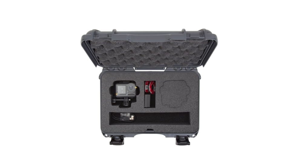 Nanuk Case 909 w/foam insert for DJI Osmo Action, Graphite, Small, 909-ACTION7