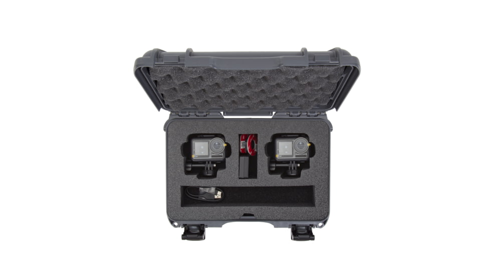 Nanuk Case 909 w/foam insert for DJI Osmo Action, Graphite, Small, 909-ACTION7