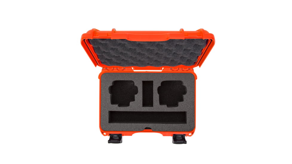 Nanuk Case 909 w/foam insert for DJI Osmo Action, Orange, Small, 909-ACTION3