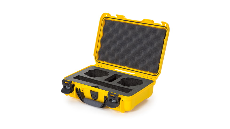 Nanuk Case 909 w/foam insert for DJI Osmo Action, Yellow, Small, 909-ACTION4