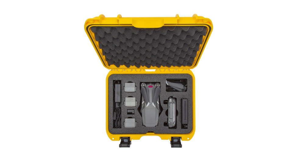 Nanuk Case 920 w/foam insert for DJI Mavic 2PZ, Yellow, Medium, 920S-080YL-0A0-18204