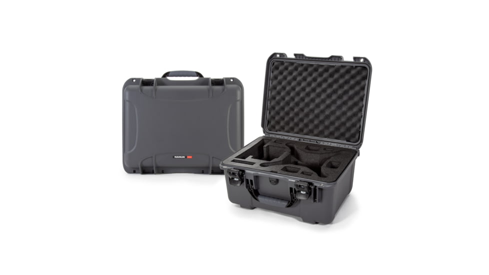 Nanuk Case 933 w/foam insert for DJI P4 RTK, Graphite, Large, 933-DJIP4RTK7