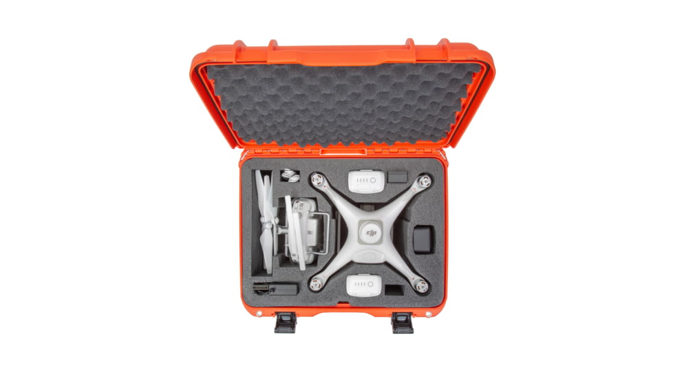 Nanuk Case 933 w/foam insert for DJI P4 RTK, Orange, Large, 933-DJIP4RTK3