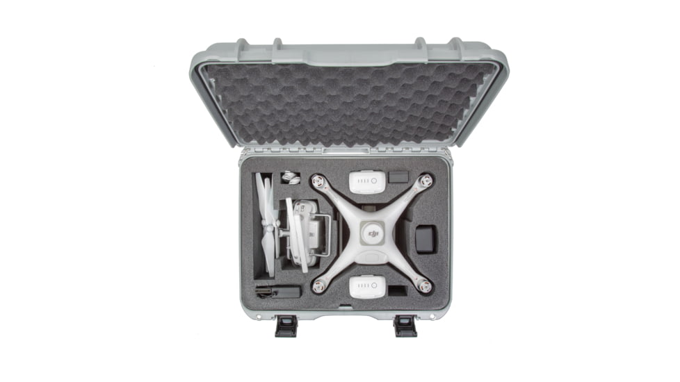 Nanuk Case 933 w/foam insert for DJI P4 RTK, Silver, Large, 933-DJIP4RTK5