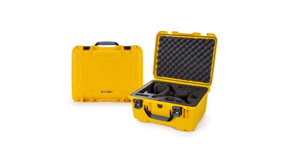 Nanuk Case 933 w/foam insert for DJI P4 RTK, Yellow, Large, 933-DJIP4RTK4