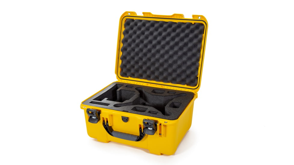 Nanuk Case 933 w/foam insert for DJI P4 RTK, Yellow, Large, 933-DJIP4RTK4
