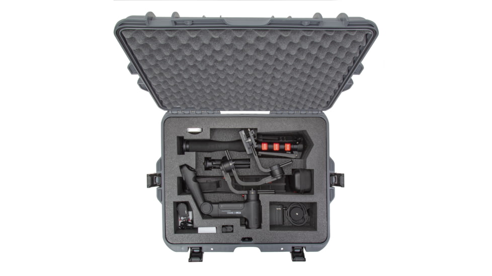 Nanuk Case 945 w/foam insert for Crane 3, Graphite, Large, 945-CRA37