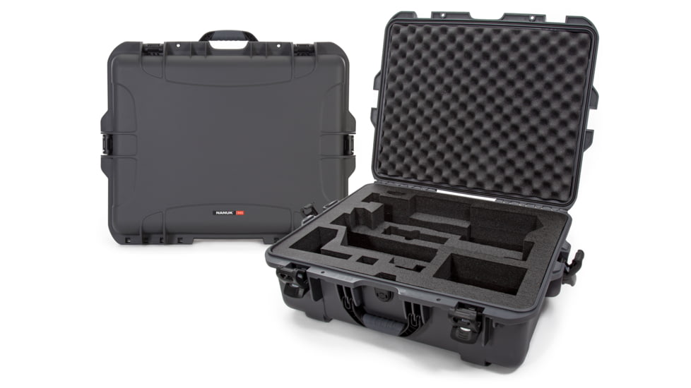 Nanuk Case 945 w/foam insert for Crane 3, Graphite, Large, 945-CRA37