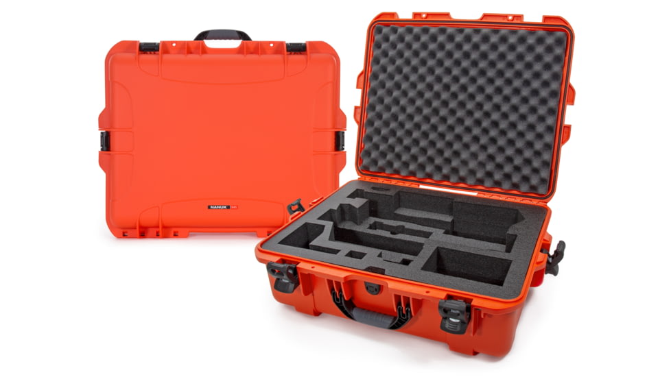 Nanuk Case 945 w/foam insert for Crane 3, Orange, Large, 945-CRA33