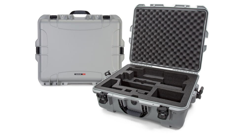 Nanuk Case 945 w/foam insert for Crane 3, Silver, Large, 945-CRA35
