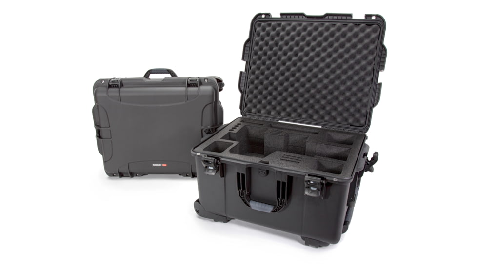 Nanuk Case 960 w/foam insert for URSA PRO, Graphite, Large, 960-URSAP7