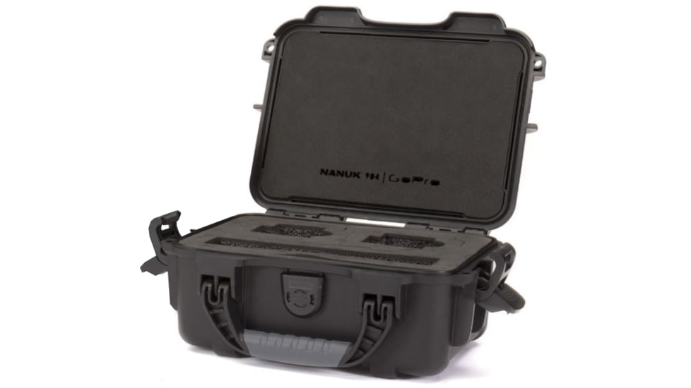 Nanuk Case with Foam Insert for GoPro, Black, Small 904 GOP1