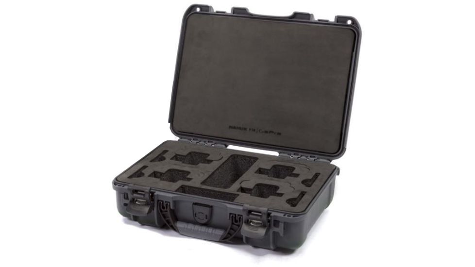 Nanuk Case with Foam Insert for GoPro, Graphite, Medium 910 GOP7