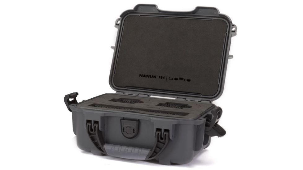 Nanuk Case with Foam Insert for GoPro, Graphite, Small 904 GOP7