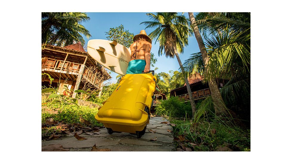 Nanuk 935 Protective Hard Case w/ Customizable Foam Insert, 22in, Yellow, 935S-010YL-0A0