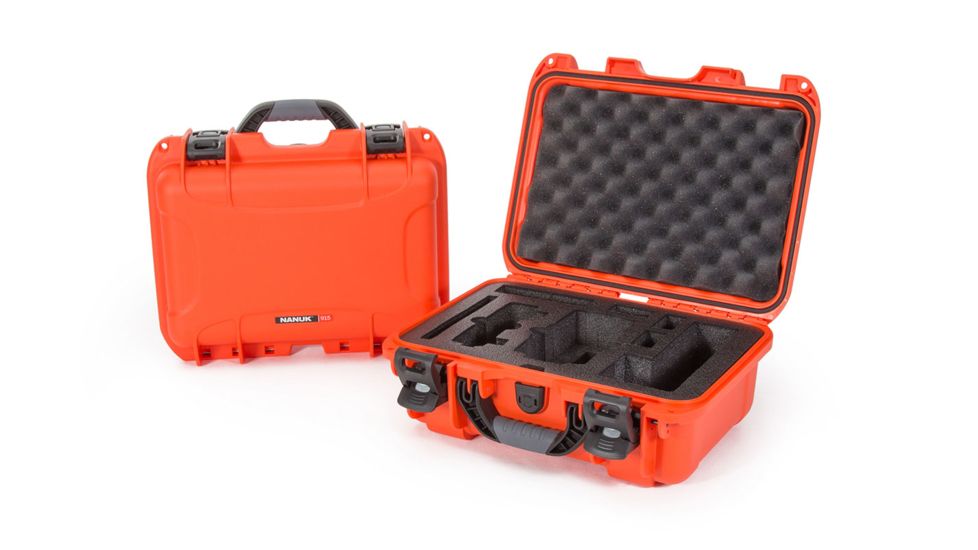Nanuk Mavic Air Fly More Hard Case W/Foam Insert, Orange, Medium 915-MAVIA3