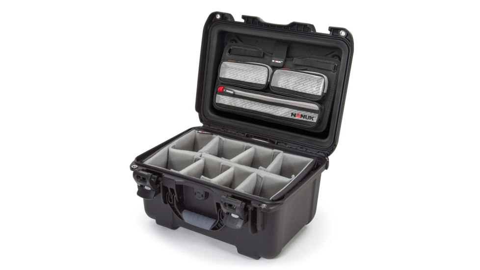 Nanuk 918 Pro Photo Camera Case Kit w/Lid Organizer / Padded Divider