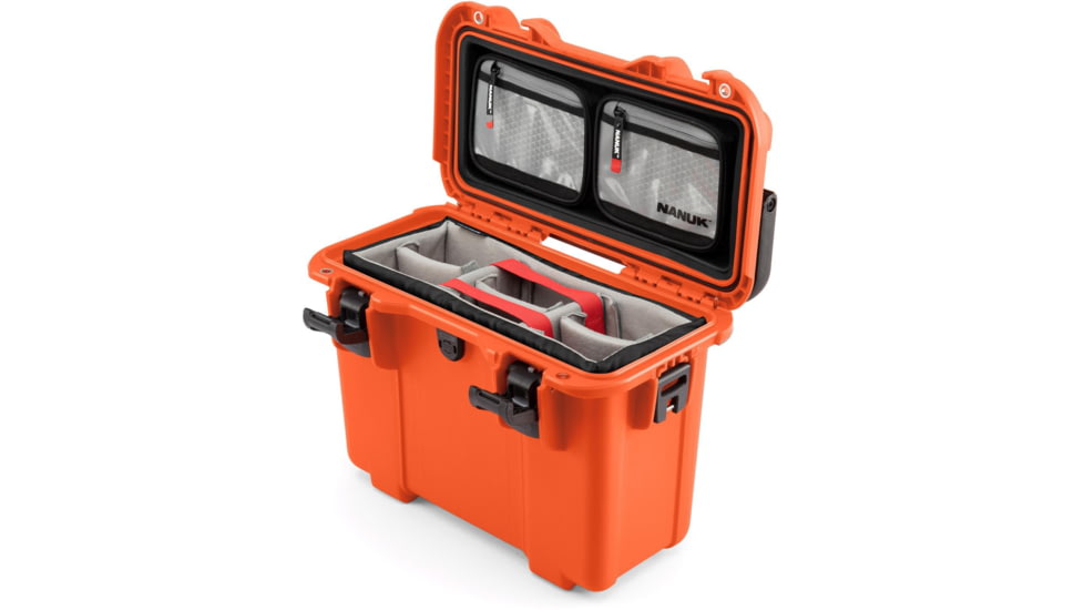 Nanuk T30 Pro Photo Kit with Lid Org and Divider, Orange, 15.91L, Medium, T30S-060OR-0A0